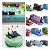 12款托马斯小火车头儿童玩具合金蒸汽车模型 蛋糕摆件 动漫手办