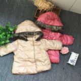 童棉衣冬装外贸原单冬季新款男女童婴童薄棉袄上衣外套0-2岁