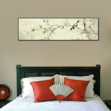 现代简约新中式装饰画 卧室餐厅客厅沙发背景墙壁画 工笔花鸟挂画