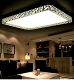 LED包邮现代简约中式温馨鸟巢设计客厅卧室时尚艺术方形吸顶灯饰