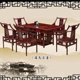 红木茶桌 非洲酸枝木茶台 东阳中式古典红木家具 办公室罗马茶具
