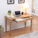 简约现代美式小户型电脑桌实木书桌 白橡木家用书桌