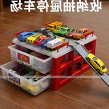 儿童玩具停车场套装 多层小车库 轨道汽车玩具收纳盒抽屉箱