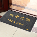 欢迎光临地毯门垫家用可手洗长方形地垫门厅客厅地毯地垫卫浴吸尘