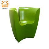 博瑞帝 创意玻璃钢椅子 玻璃钢缺口椅子 商场户外休闲美陈座椅