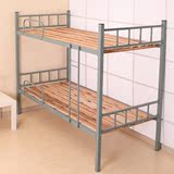 上下铺铁床学生宿舍床架子床木板床定制批发高低床方管杉木床