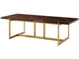 北欧设计师个性创意家居实木餐桌长桌铁艺办公桌会议桌简约电脑桌