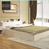 现代简约板式床1.2米1.5米1.8米双人床日式家具婚床创意榻榻米床