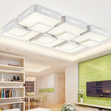 厂家直销现代简约LED客厅卧室创意吸顶灯铁艺亚克力卧室书房灯