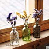 创意欧式浮雕小玻璃花瓶家居花艺插花摆设餐桌桌面装饰花拍摄道具