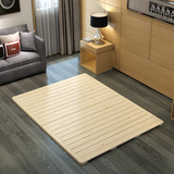 木板床垫硬板折叠实木排骨架床板1.5米1.8米1.2榻榻米床架可定制