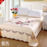 全棉传统上海老式国民床单中式纯棉丝光印花双人床被单特价包邮