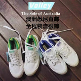 澳洲直邮volley帆布鞋王菲同款绿尾休闲百搭小白鞋正品代购情侣鞋