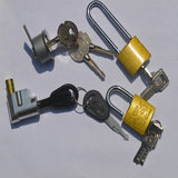 汽车车位锁锁芯地锁锁芯O型八角龙门U型地锁专用锁芯车位锁挂锁