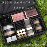 包邮收纳隔板大号专业化妆包箱黑色小大容量化妆师跟妆手提式韩国