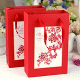 红色结婚喜糖盒子欧式成品纸盒婚庆礼品盒创意2016婚礼糖盒喜糖袋