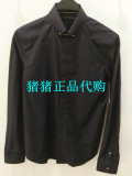 B1CA63203太平鸟男装2016秋款长袖紫色衬衫修身专柜正品代购原528