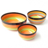 彩虹碗陶瓷碗家用米饭碗泡面碗汤碗日式韩式小大号碗大碗沙拉碗