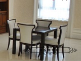 样板房圆餐桌椅 欧式新古典园餐桌椅 新中式 样板房 别墅整套家具