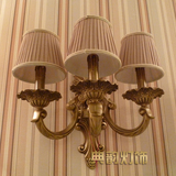 高端纯铜美式 地中海 古典简约 焊锡灯 客厅 卧室 壁灯 现货包邮
