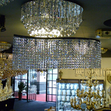 简约现代水晶灯 创意S型长方形餐吊灯 asfour埃及进口水晶餐厅灯
