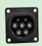 直销 电动汽车户外充电插座10-63A充电站连接器 充电桩-插座/插头
