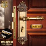 铠铜威纯铜别墅卧室门锁室内欧式实木门锁套装全铜美式房间门锁