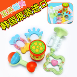 韩国PLA玉米婴儿手摇铃玩具礼盒套装新生儿宝宝牙咬胶组合0-1
