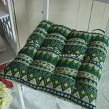 民族风波西米亚绿垫布艺餐椅垫座椅垫椅子坐垫钉针垫馒头榻榻米垫