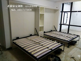 上海定制壁床隐形双床侧翻配件壁床壁柜床多功能折叠床翻板床 2床