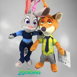 迪士尼疯狂动物城Zootopia狐尼克毛绒公仔玩偶玩具书包挂件钥匙扣