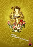 地藏菩萨坐像22地藏王水晶佛像摆台版画挂画卷轴画工艺品壁画高清