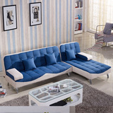 客厅组合折叠沙发床1.8米 多功能坐卧两用布艺转角沙发床可拆洗