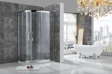 淋浴房304不锈刚定制整体弧形钢化玻璃浴室屏风隔断卫浴洗澡房