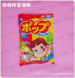 日本不二家进口糖果绿茶多酚护齿儿童果汁棒棒糖防蛀牙21支