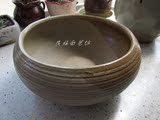 云南手工粗陶盆子土陶花瓶复古土陶罐陶器陶花瓶摆件做旧仿古