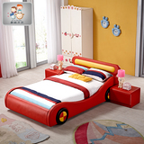 奥妮贝贝儿童床男孩单人小孩床汽车床储物1.5米1.2米儿童家具套房