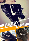 美国代购耐克Nike Roshe Run id伦敦限量星空泼墨男女跑步鞋定制