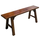 桌椅批发实木板凳碳化木长条凳板凳子农家乐长板凳餐椅饭店餐凳