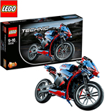 LEGO/乐高积木拼插玩具机械科技系列街头摩托赛车42036