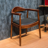实木餐椅牛角椅总统椅Y椅子简约靠背椅餐厅凳子家用电脑椅现代椅