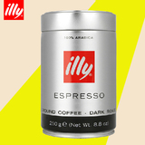 意大利原装进口意利illy咖啡粉 意式浓缩深度烘焙 黑咖啡250g