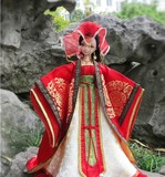 洋娃娃可儿娃娃中国古代古装新唐朝新娘宝宝女孩玩具婚庆礼品物