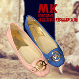 美国代购专柜正品Michael Kors(MK)富尔顿经典甜美真皮方头平底鞋