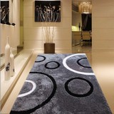 简约时尚高档加密加厚韩国丝地毯客厅卧室茶几地毯1.6*2.3米定制