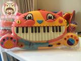 美国B.toys大嘴猫琴儿童卡通音乐电子琴宝宝小钢琴玩具六一礼物