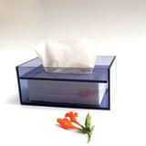 纸巾盒欧式创意商务厕所车用 抽纸盒 亚克力透明 手抽纸盒客厅