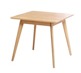 北欧实木宜家餐桌椅组合简约日式白橡木正方形小户型餐桌椅咖啡厅