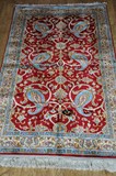 印度克什米尔 全手工真丝波斯地毯 挂毯（欧式风格）3*5英尺