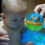 冲凉 洗澡球 宝宝游泳婴儿洗澡玩具 儿童戏水上玩水 花沙